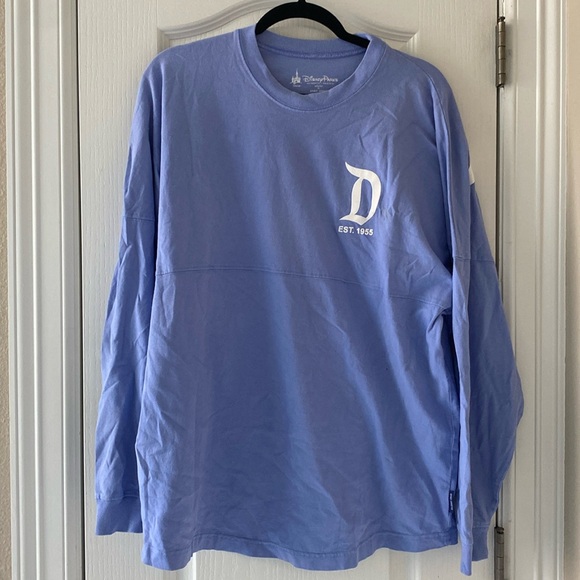 Disneyland Parks Purple Spirit Jersey Long Sleeve Baggy Relaxed fit Medium - Picture 3 of 5